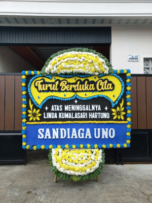 Papan Bunga Duka di Telen